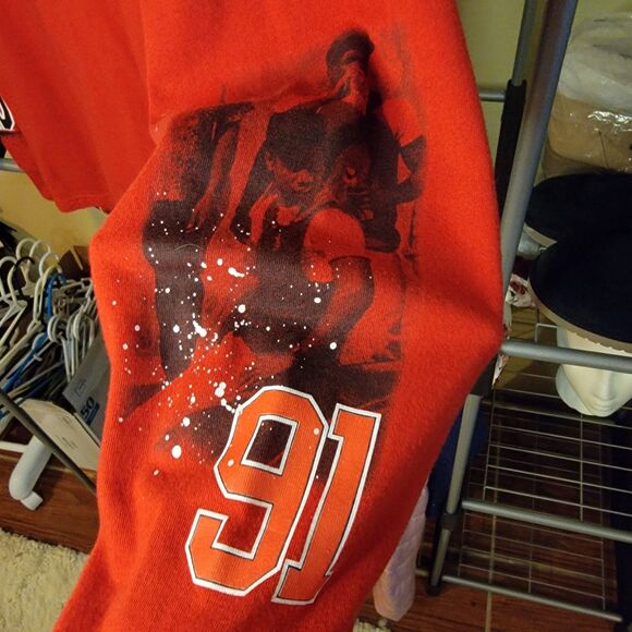 Boyz In The Hood Graphic Tee Red LS - Size Small - Picture 5 of 5